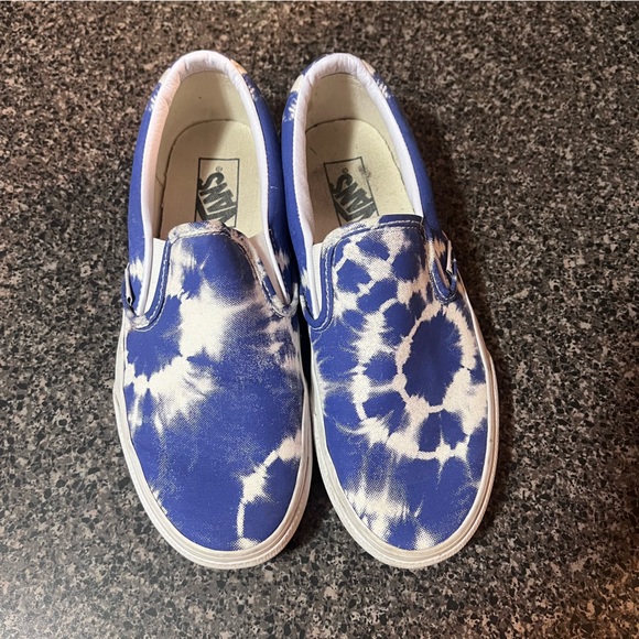 Vans Shoes - Blue Tie Dye Vans